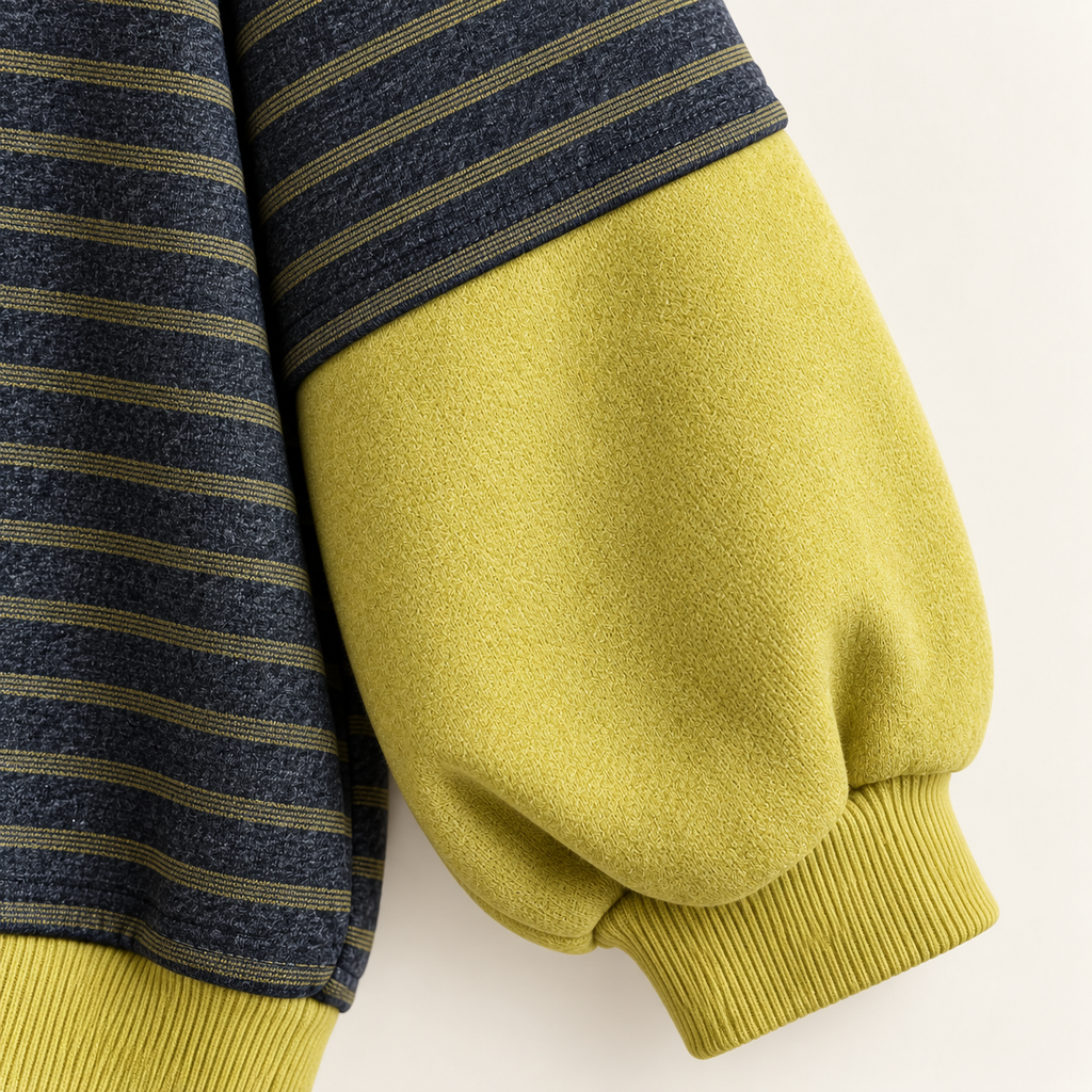Everyday Contrast Stripe Sweatshirt detail 2